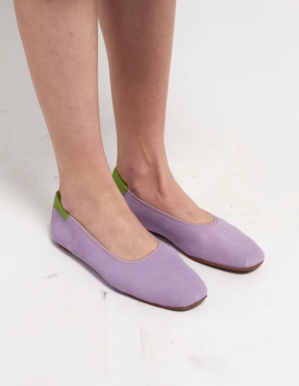 Adult Suede Ballet Flats