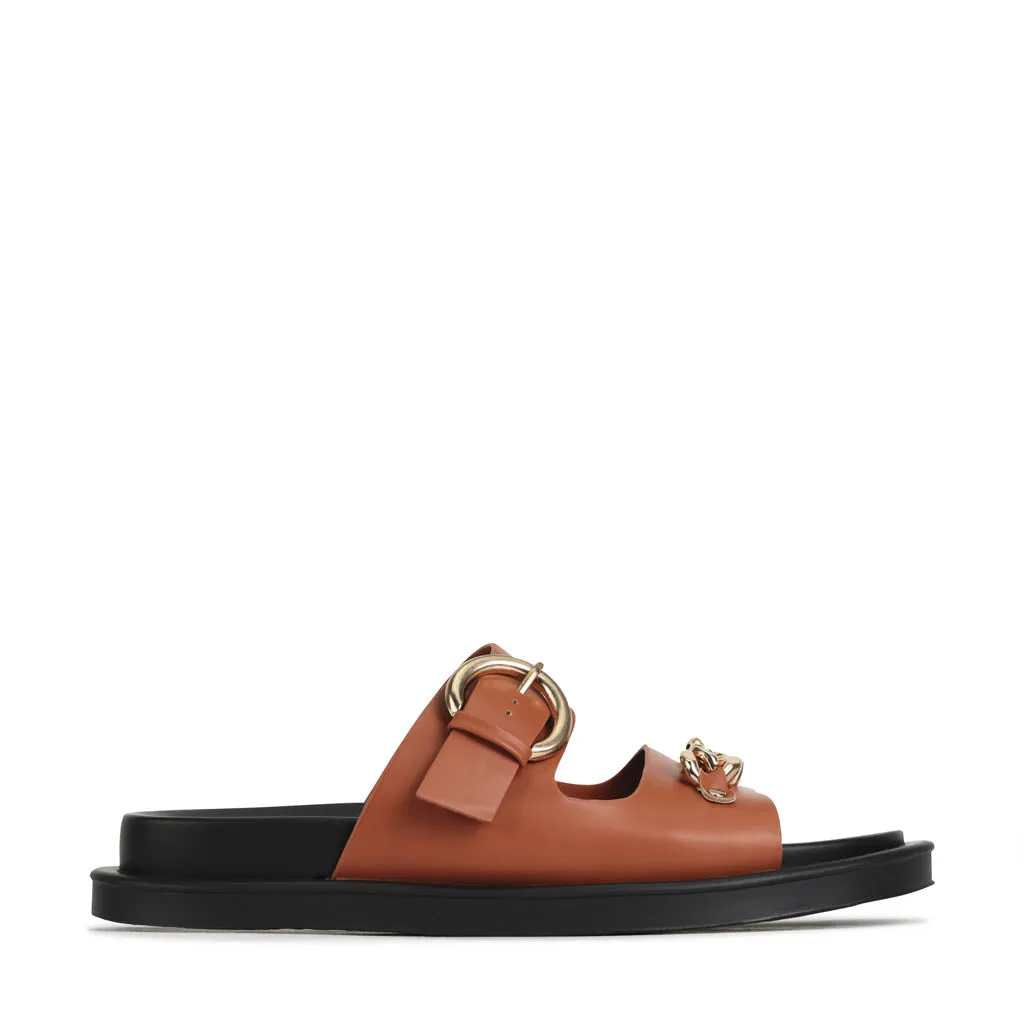 ALANI DOUBLE STRAP SLIDE SANDALS