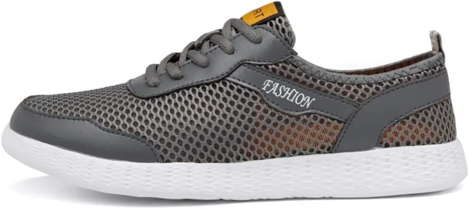 Asifn Men Breathable Mesh Sneakers Summer Casual Lightweight Slip-on Loafers Young Comfortable Outdoor Driving Sport Shoes