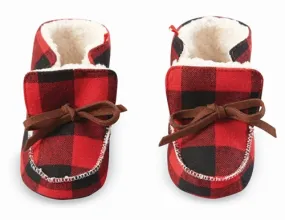 Baby Booties | Buffalo Plaid