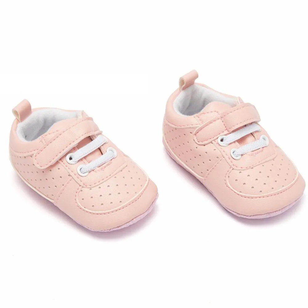 Baby Unisex Breathable Magic Tape Hollow Out Sneakers