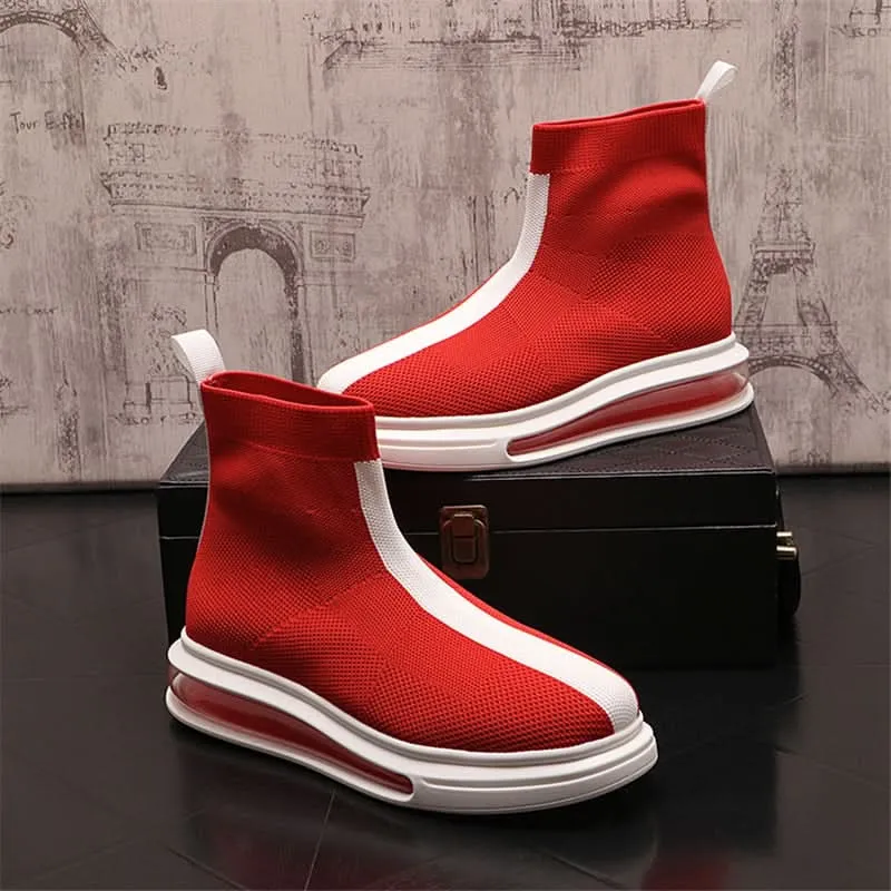 Breathable Knitted Sock Shoes for Men