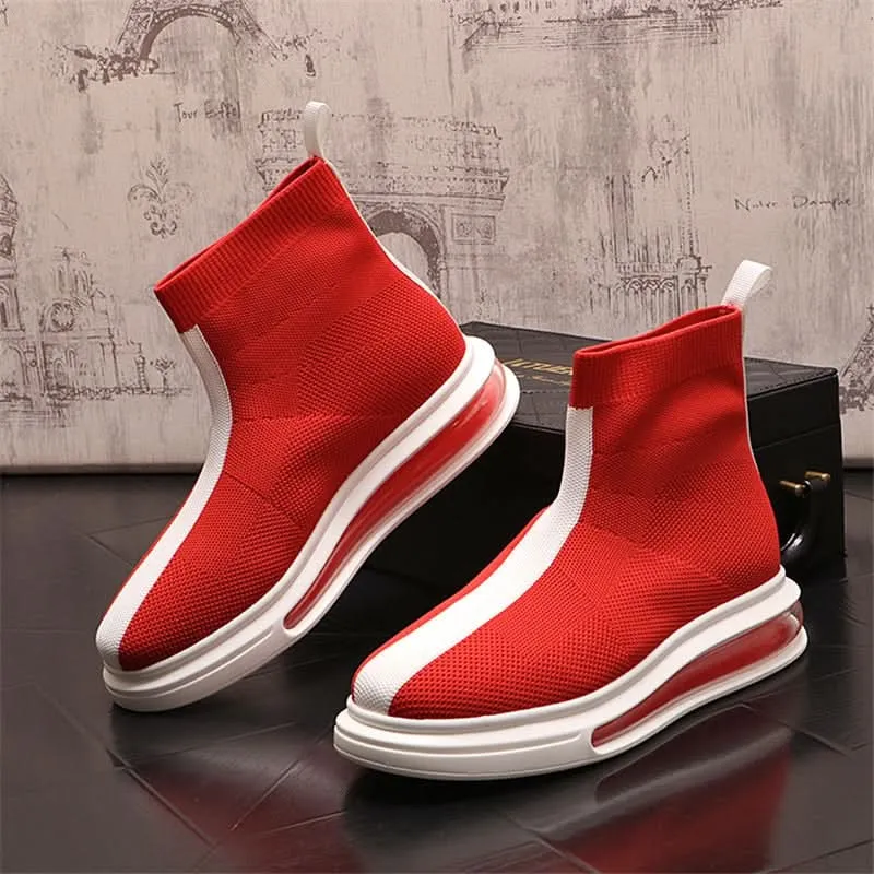 Breathable Knitted Sock Shoes for Men
