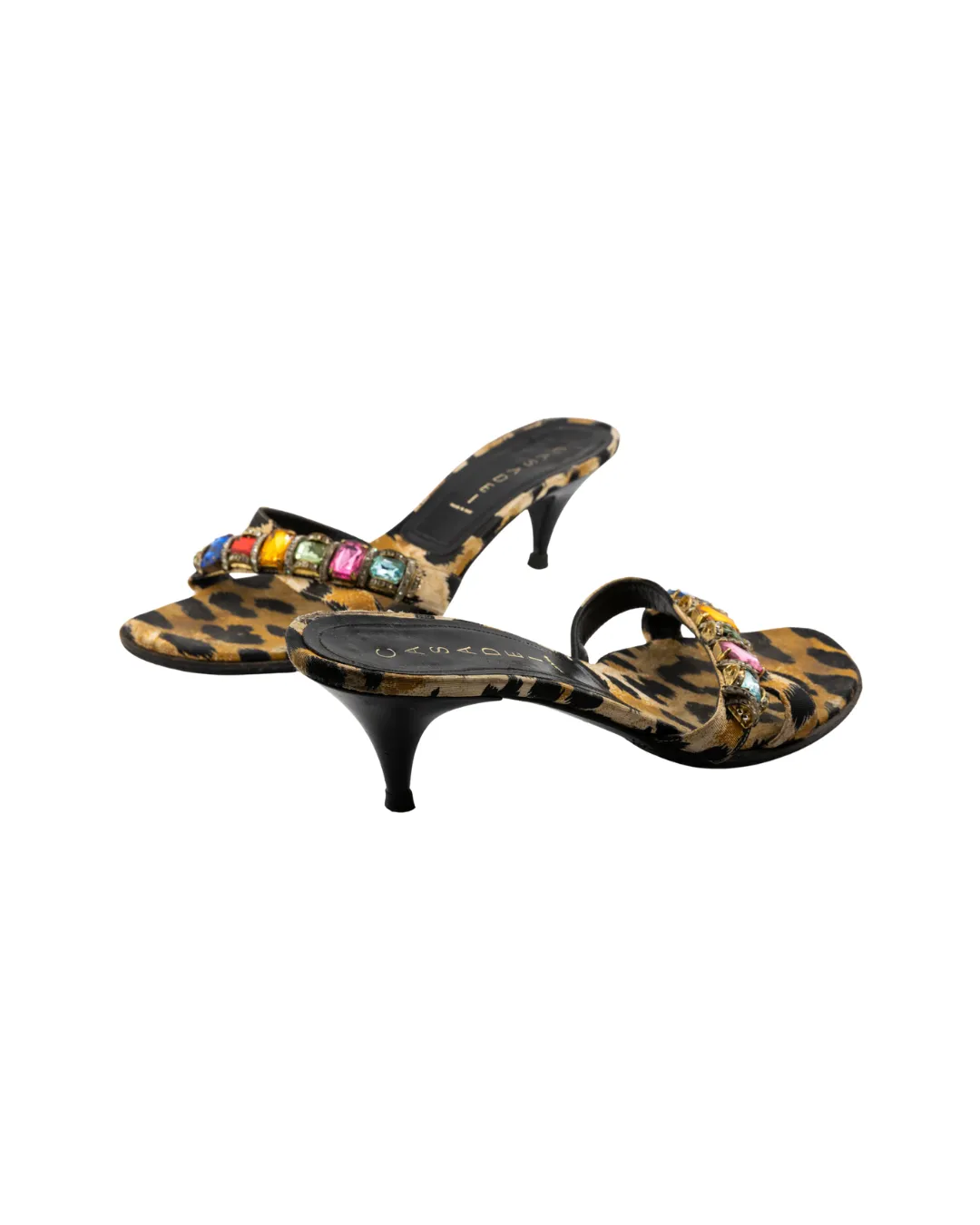 Casadei Leo Mules mit Rhinestone Details (39)