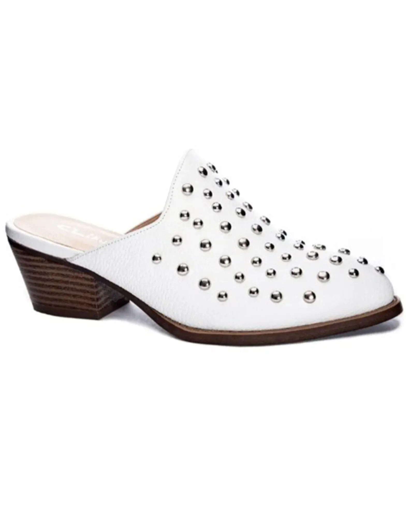 Chinese Laundry Cooper Tumbled Mules In White