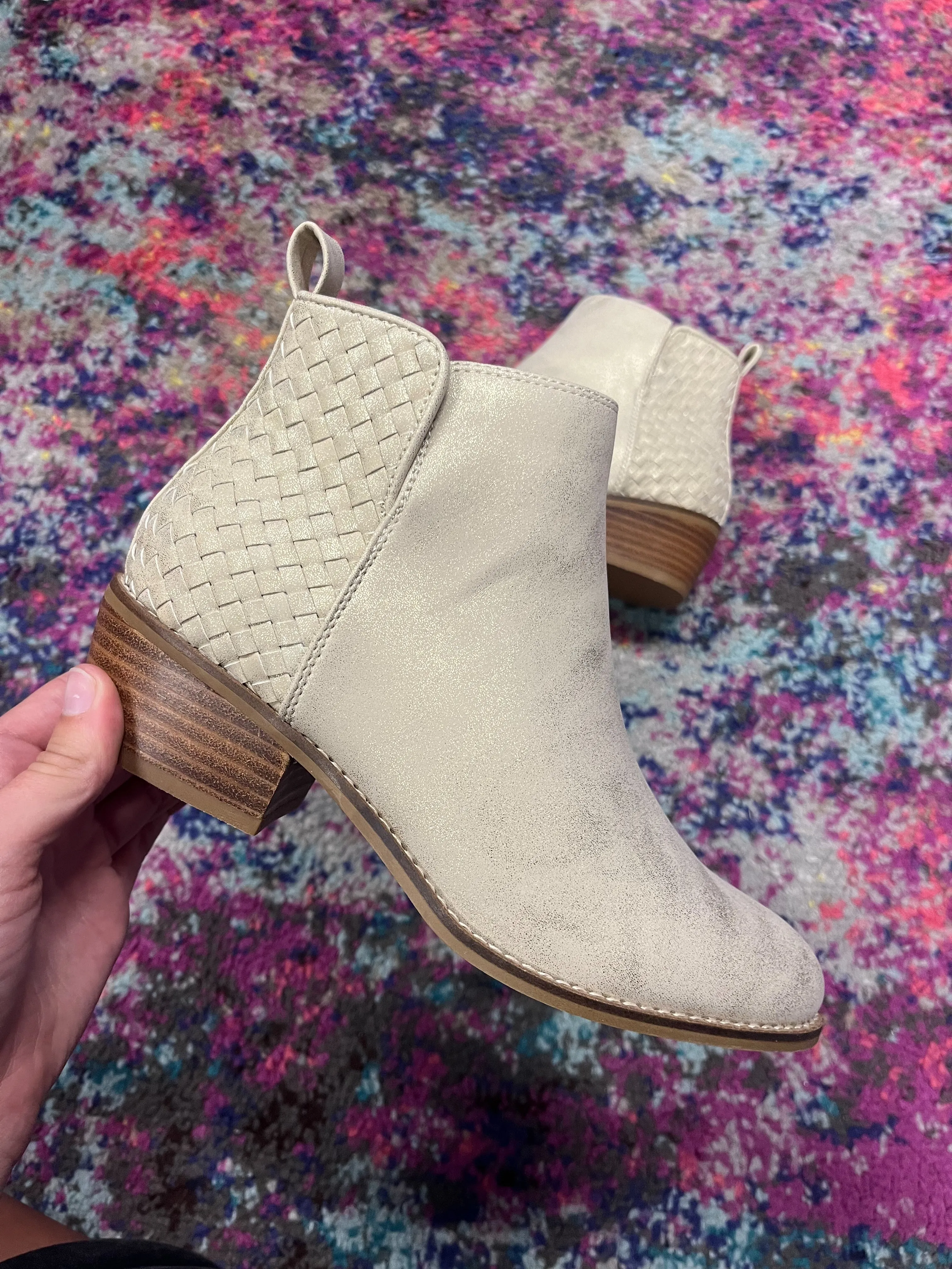 Corky's Half N Half Booties - Gold Metallic