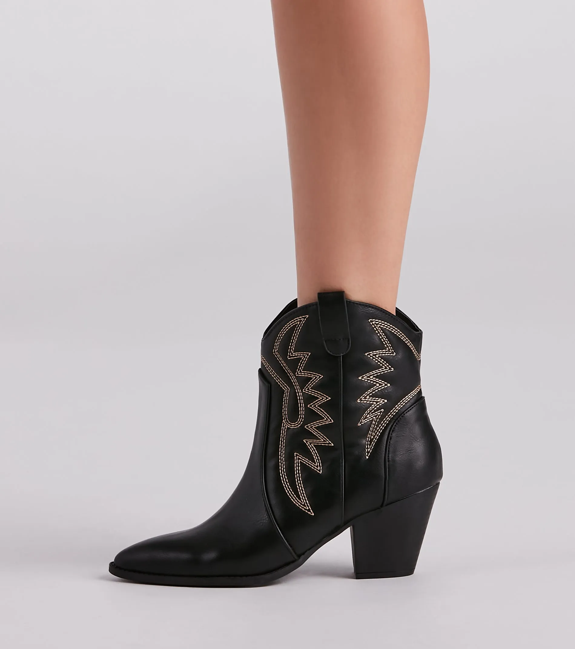 Country Style Cowboy Booties