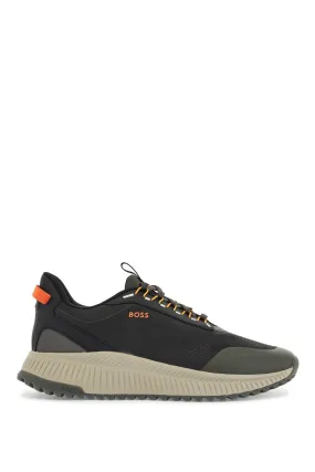 dark grey breathable sneakers with orange details ttnm evo_runn_rsgtx 50529538 CHARCOAL
