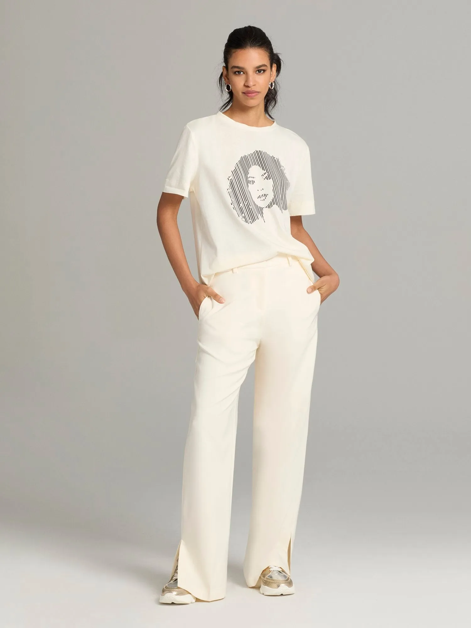 Gladys High-Waisted Wide-Leg Pant