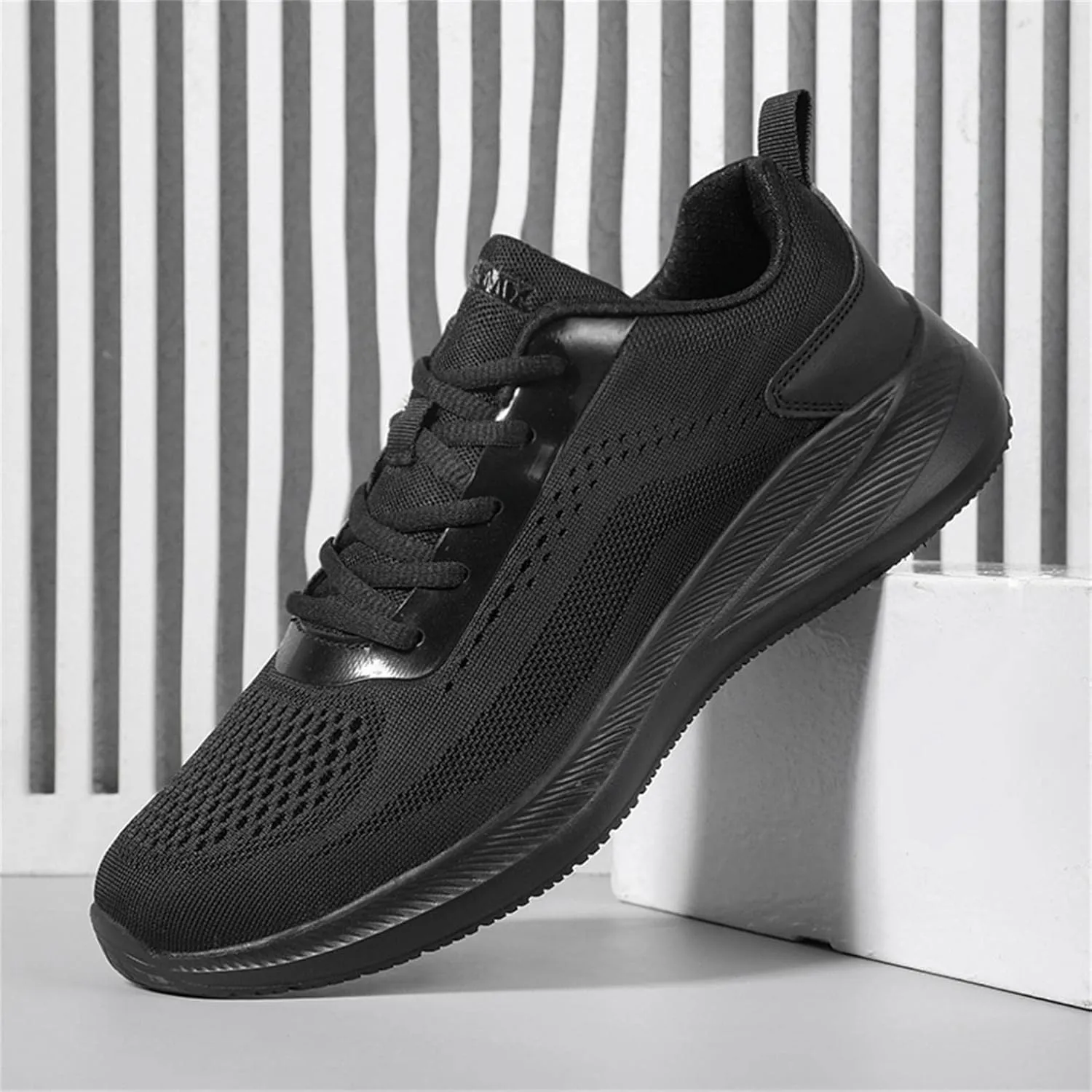 Hbeylia Men's Lace Up Sneakers Memory Foam Walking Hiking Trainning Shoes Lightweight Comfortable Mesh Anti Skid Running Athletic Rider Sport Shoes Fashion Sneakers For Boys Student