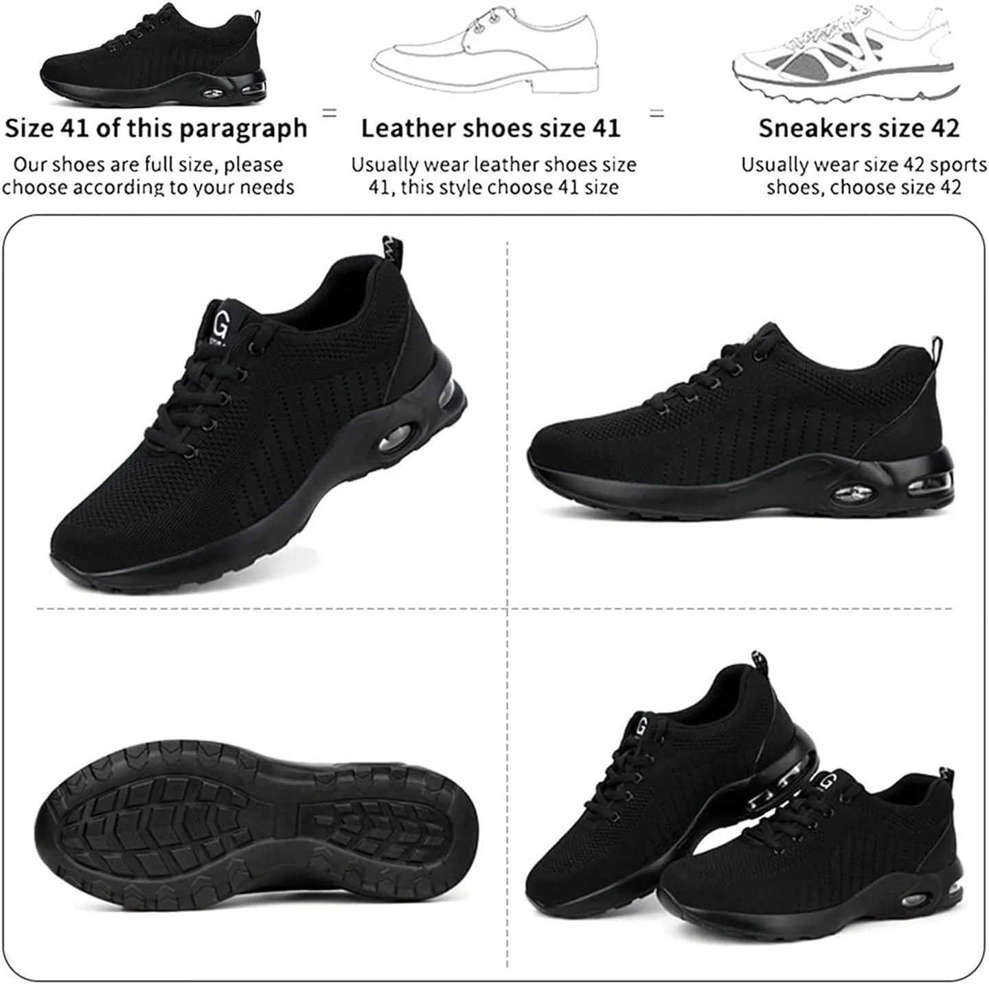 Hbeylia Walking Shoes For Women Men Fashion Durable Non Slip Lace Up Slip On Sneakers Breathable Lightweight Mesh Athletic Running Hiking Tennis Sport Shoes Air Cushion Trainers Driving Work Shoes