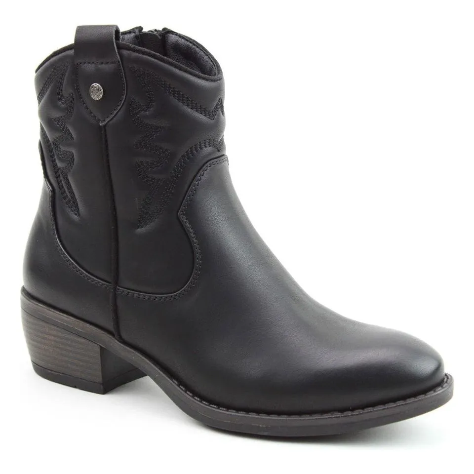 Heavenly Feet Boot Francesca Cowboy Boot BLACK
