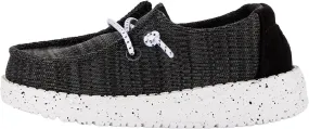 Hey Dude Wendy Sport Mesh Loafers for Kids Girls – Textile Upper – Two-Eyelet Lace Closure – Slip-on Style