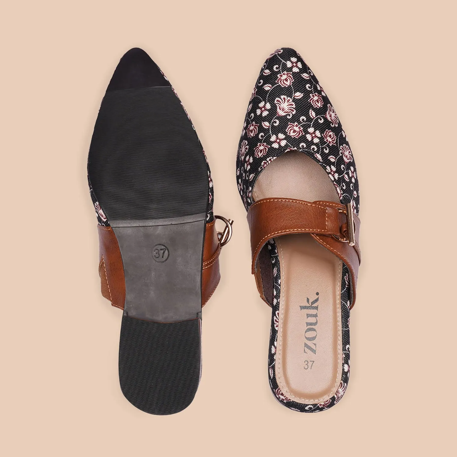 Hooghly Garden Office Pointed Mule