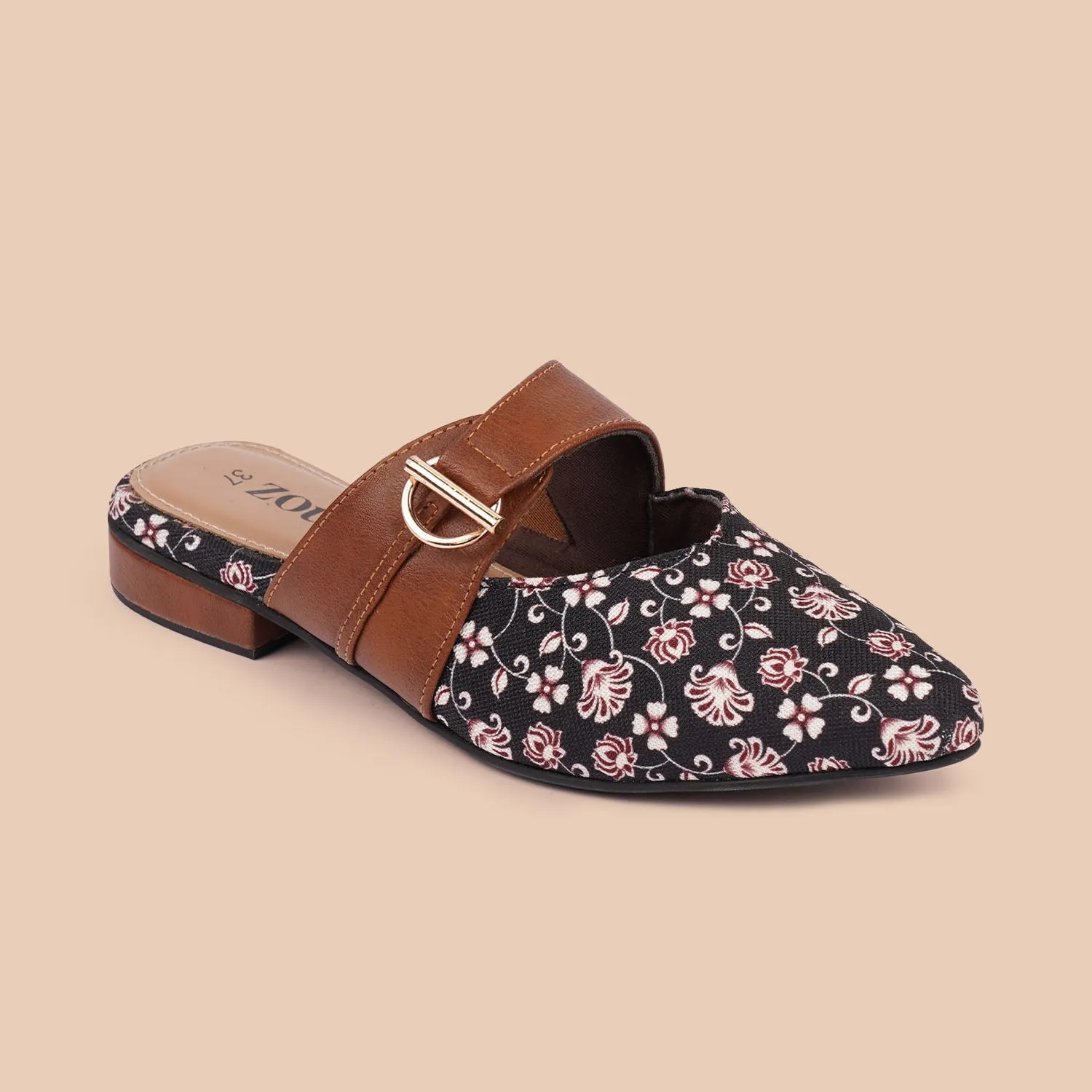 Hooghly Garden Office Pointed Mule