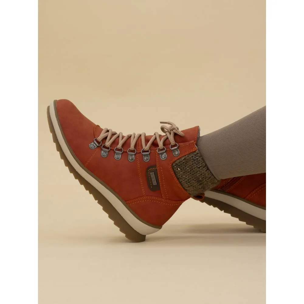 Lunar Sycamore Glb150 ORANGE Waterproof Hiker Style Zip Boot