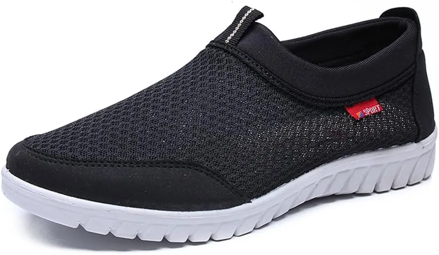 Men’s Casual Loafers Breathable Slip-On Sneaker Lightweight Sport Boating Walking Shoes