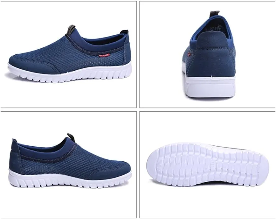 Men’s Casual Loafers Breathable Slip-On Sneaker Lightweight Sport Boating Walking Shoes