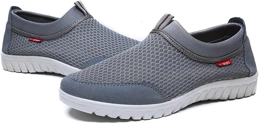 Men’s Casual Loafers Breathable Slip-On Sneaker Lightweight Sport Boating Walking Shoes