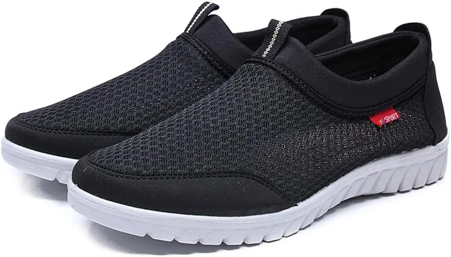 Men’s Casual Loafers Breathable Slip-On Sneaker Lightweight Sport Boating Walking Shoes