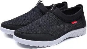 Men’s Casual Loafers Breathable Slip-On Sneaker Lightweight Sport Boating Walking Shoes