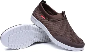 Men’s Casual Loafers Breathable Slip-On Sneaker Lightweight Sport Boating Walking Shoes