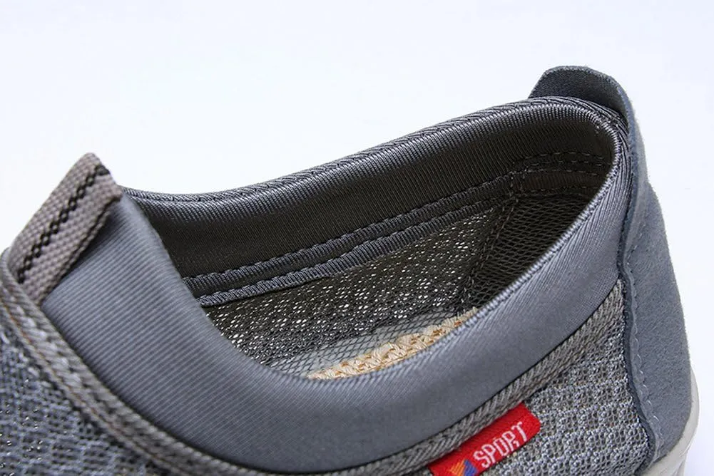 Men’s Casual Loafers Breathable Slip-On Sneaker Lightweight Sport Boating Walking Shoes