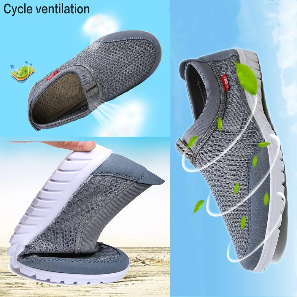 Men’s Casual Loafers Breathable Slip-On Sneaker Lightweight Sport Boating Walking Shoes
