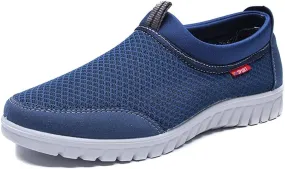 Men’s Casual Loafers Breathable Slip-On Sneaker Lightweight Sport Boating Walking Shoes