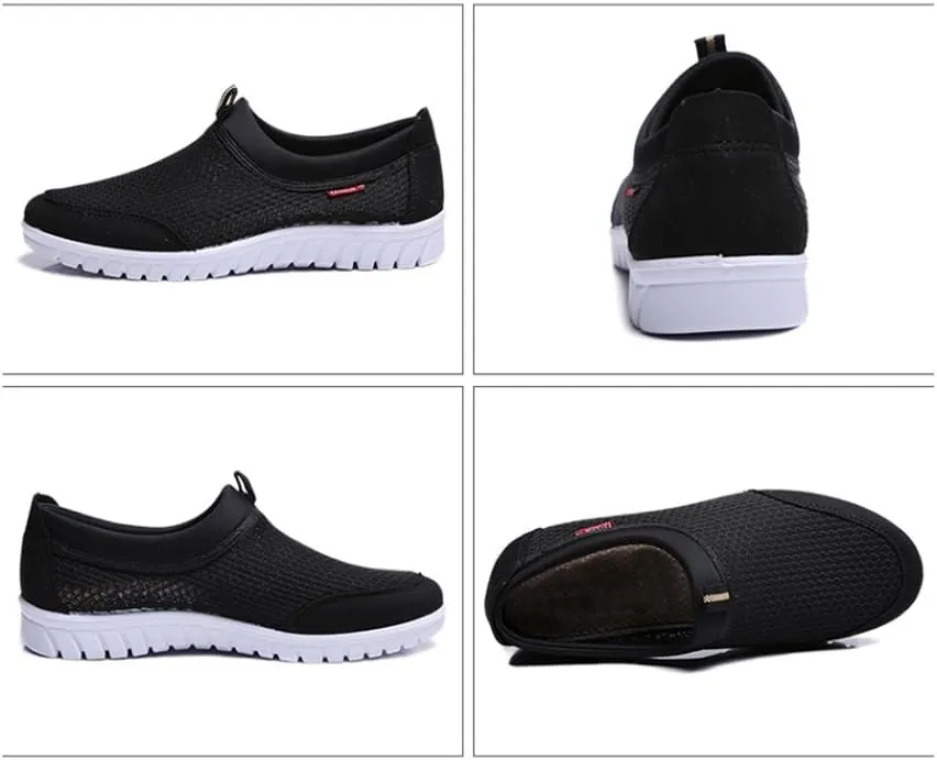 Men’s Casual Loafers Breathable Slip-On Sneaker Lightweight Sport Boating Walking Shoes