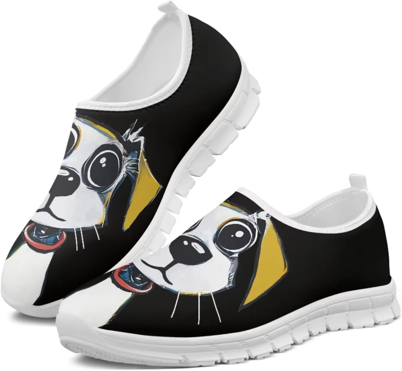 Men's Dog Walking Loafer Comfort Low Top Leisure Business Work Shoes Sport Outdoor Gym Sneaker