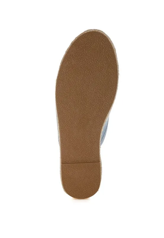 Midori Denim Slip-On Mules