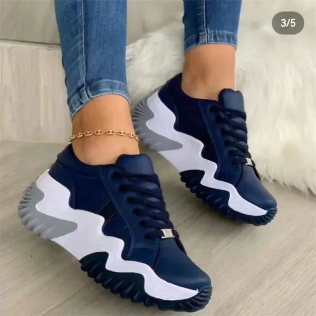 Noelle - Breathable Vulcanized Platform Sneakers