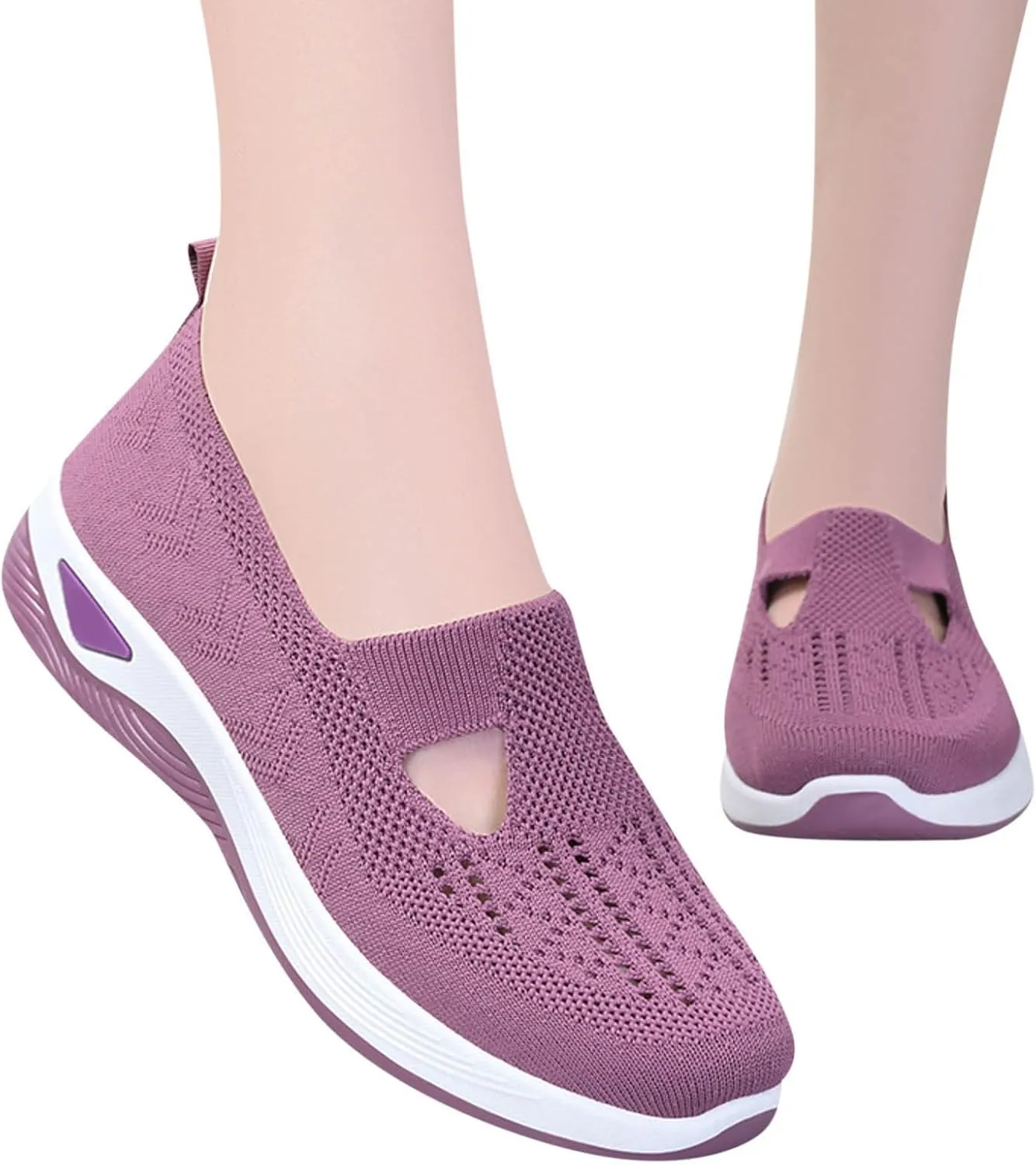 Orthopedic Shoes for Women 2025 New Women's Woven Womens Tennis Shoes Winter Ladies Shoes Casual Women's Fashion Sneakers Slip On Tennis Shoe Trainers Shoe