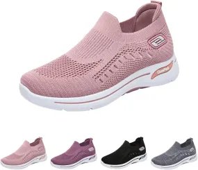 Orthopedic Shoes for Women Slip On Wide Width Sneakers Breathable Walking Shoes Trainers Comfortable Casual Athletic Shoes