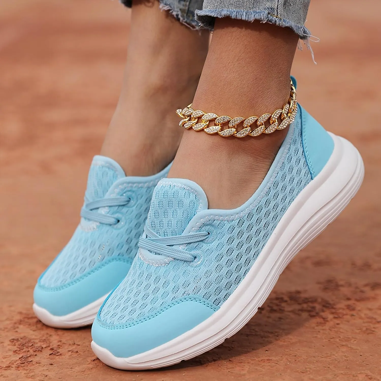 Orthopedic Shoes for Women Wide Width Women's Soft Sole Mesh Comfort Orthopedic Shoes Women Arch Support Orthotic Shoe Walking Slip On Diabetic Foam Sneaker Casual Comfortable Walking Sneakers