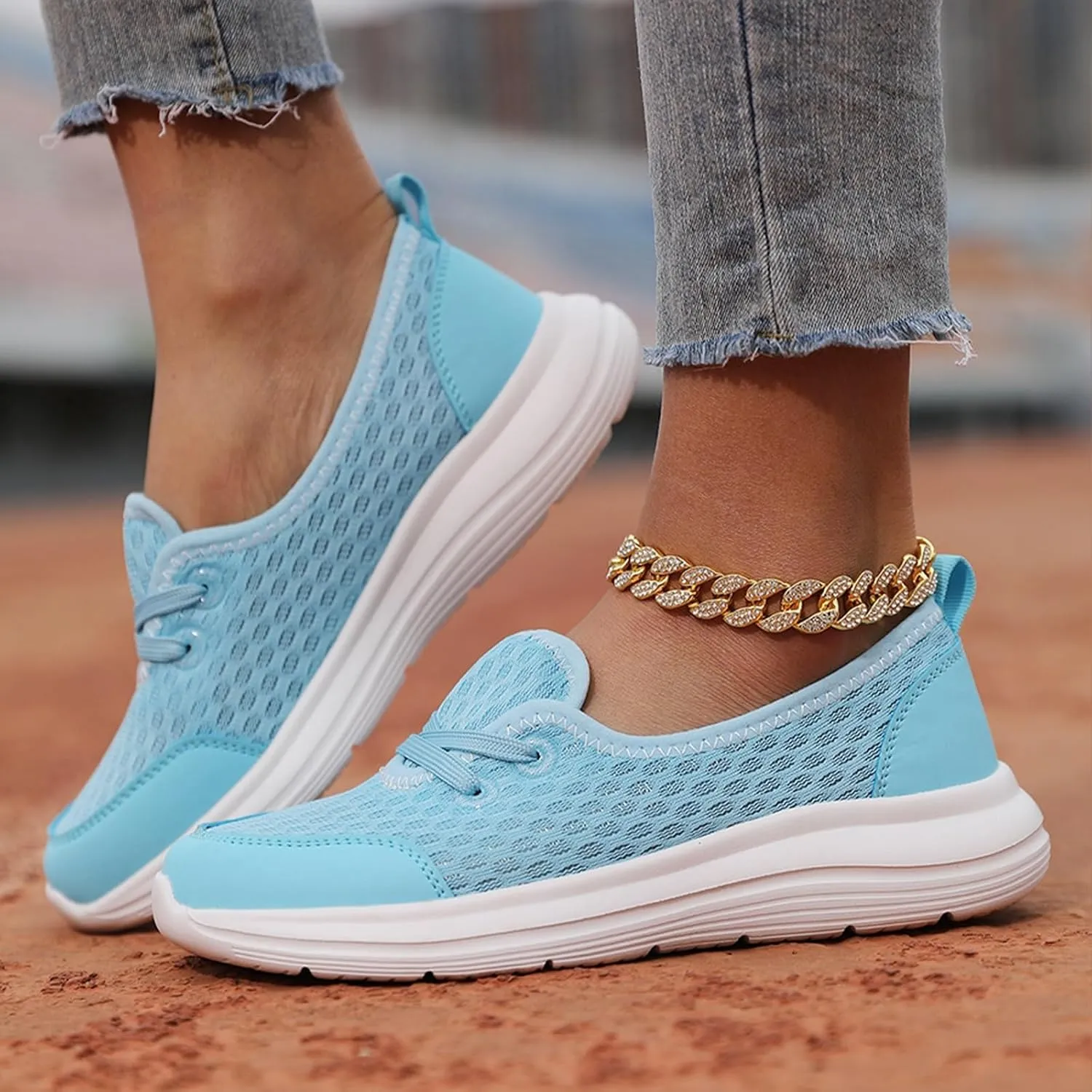 Orthopedic Shoes for Women Wide Width Women's Soft Sole Mesh Comfort Orthopedic Shoes Women Arch Support Orthotic Shoe Walking Slip On Diabetic Foam Sneaker Casual Comfortable Walking Sneakers