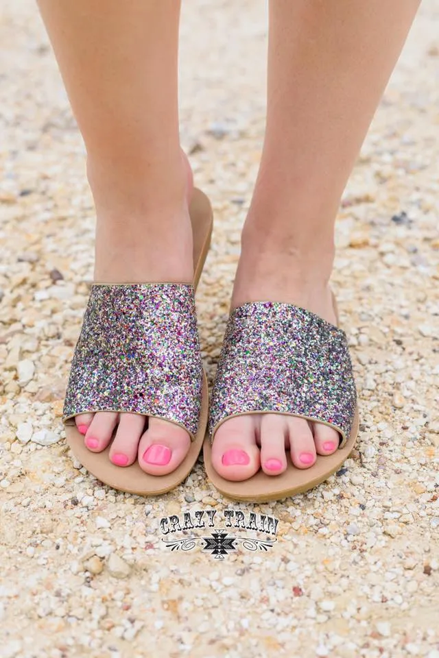 Showstopper Glitter Slides