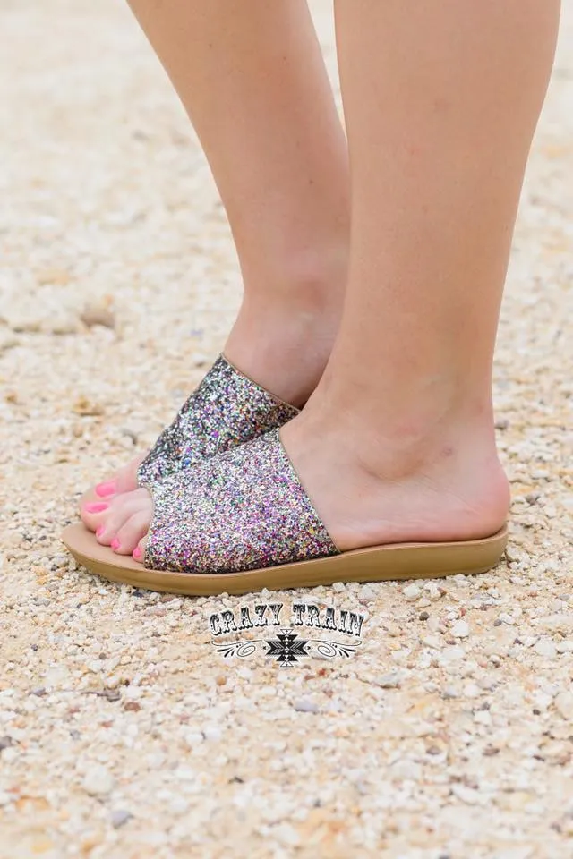 Showstopper Glitter Slides