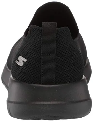 Skechers Men's Go Walk Max-Athletic Air Mesh Slip on Walkking Shoe Sneaker,Black/Black/Black,10.5 M US