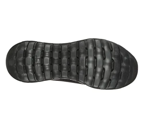 Skechers Men's Go Walk Max-Athletic Air Mesh Slip on Walkking Shoe Sneaker,Black/Black/Black,10.5 M US