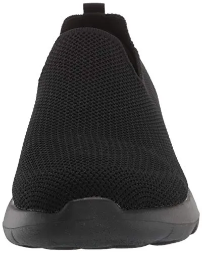 Skechers Men's Go Walk Max-Athletic Air Mesh Slip on Walkking Shoe Sneaker,Black/Black/Black,10.5 M US