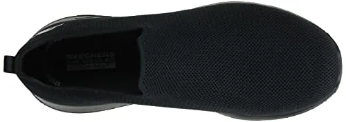 Skechers Men's Go Walk Max-Athletic Air Mesh Slip on Walkking Shoe Sneaker,Black/Black/Black,10.5 M US
