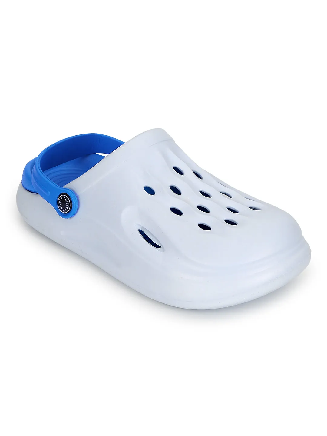 Sky Blue Stylish Slip-On Clogs For Kids-Unisex (TC-LCLOG3-SKYBLU)