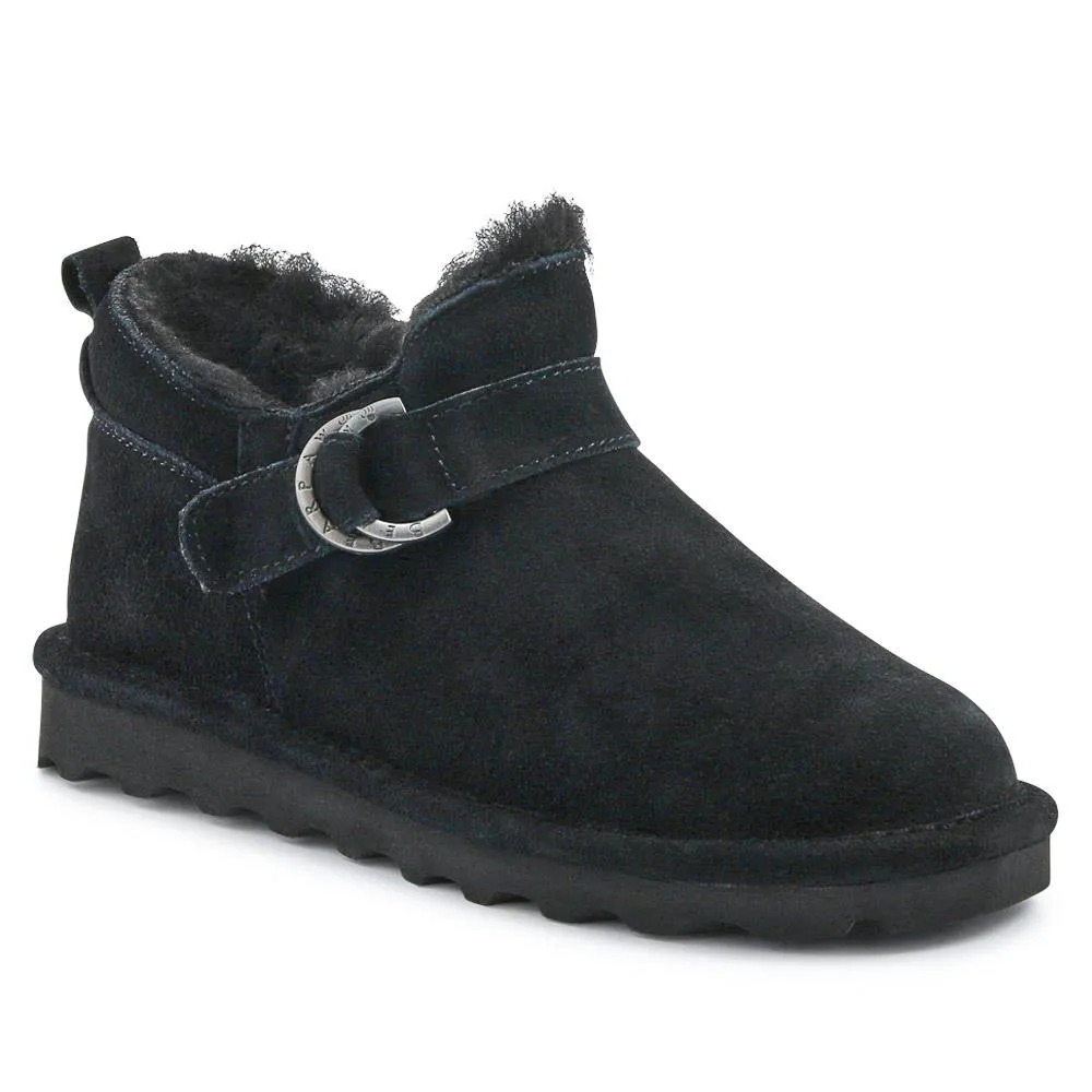 Soft Buckle-Detailed Ankle Boots - EDNB40030 / 326 895