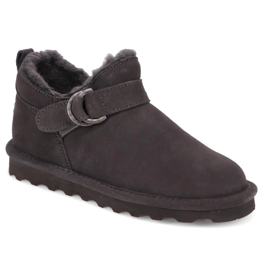 Soft Buckle-Detailed Ankle Boots - EDNB40030 / 326 895