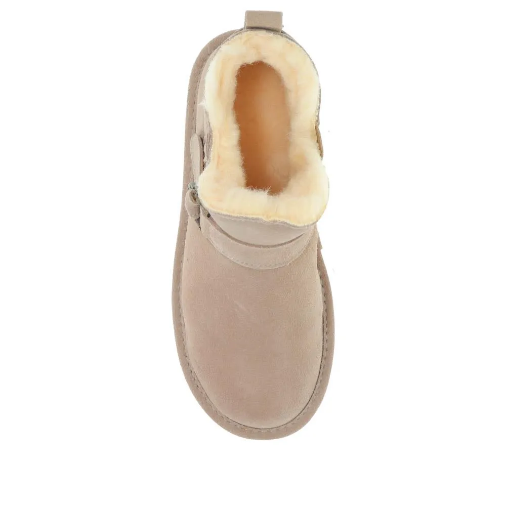Soft Buckle-Detailed Ankle Boots - EDNB40030 / 326 895