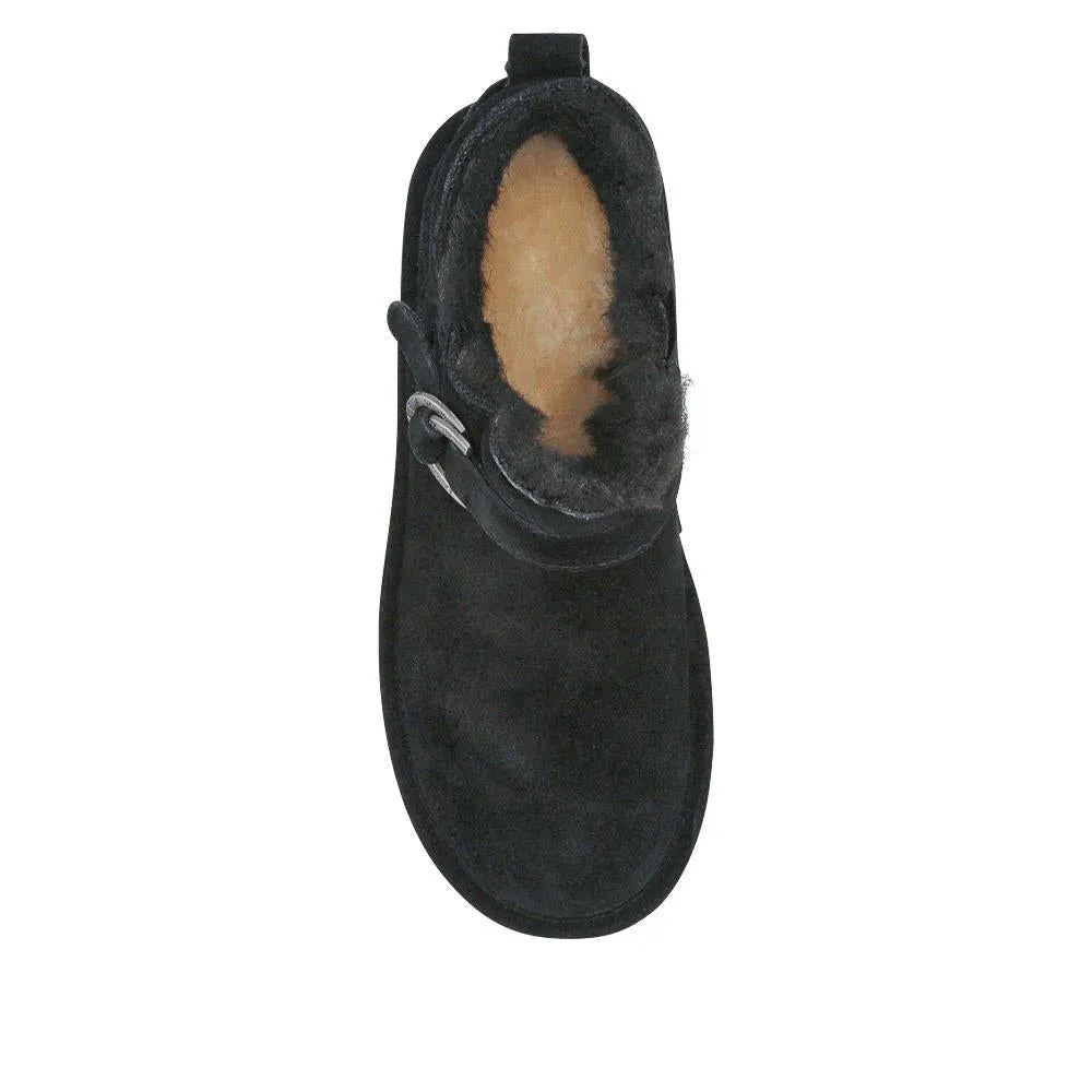 Soft Buckle-Detailed Ankle Boots - EDNB40030 / 326 895