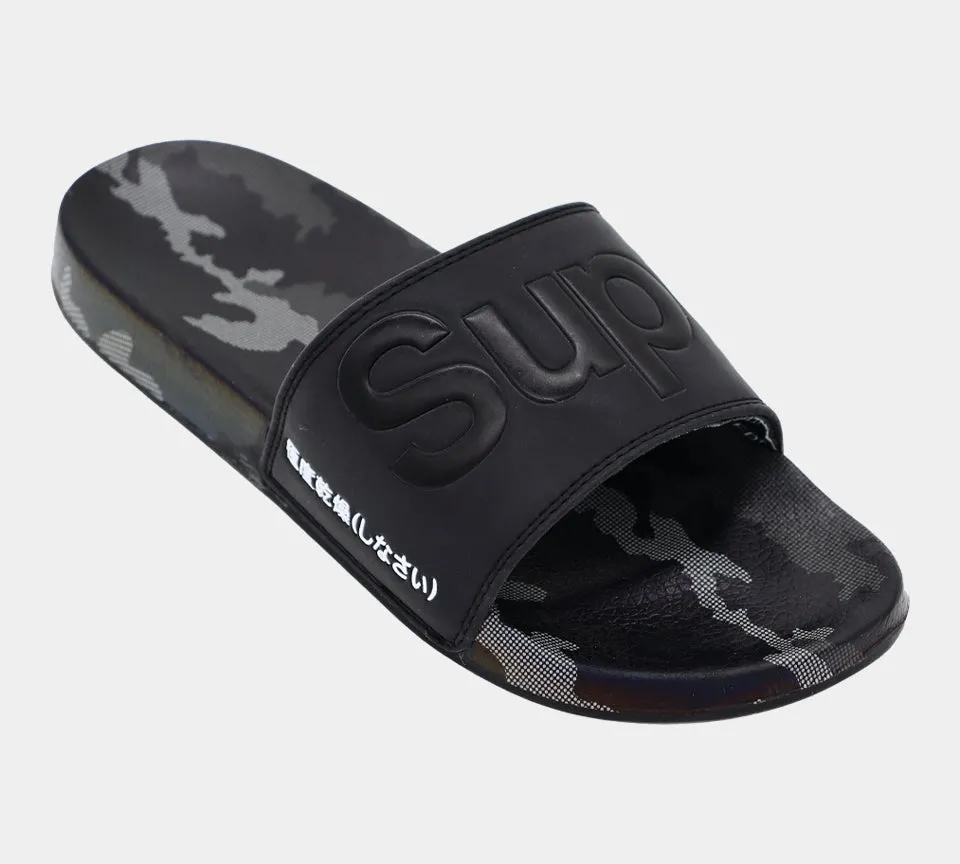 Superdry AOP Beach Slides MF3105STX2L Black/Camo S-XL