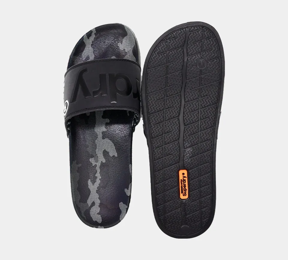 Superdry AOP Beach Slides MF3105STX2L Black/Camo S-XL